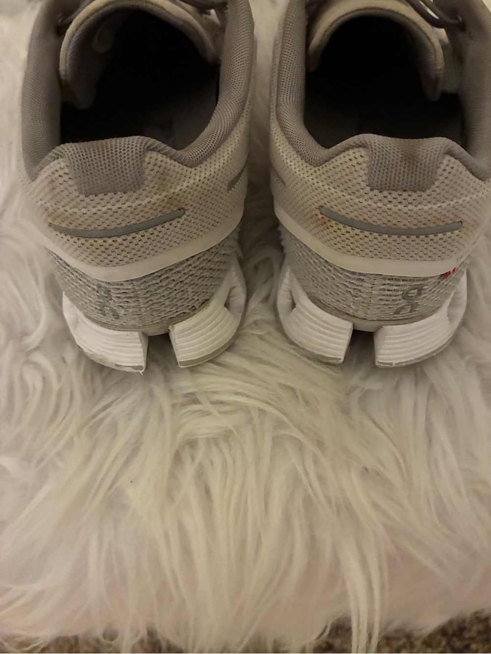 On Running Cloud Women’s Running Shoes Grey/White Sz 8 - Picture 7 of 12